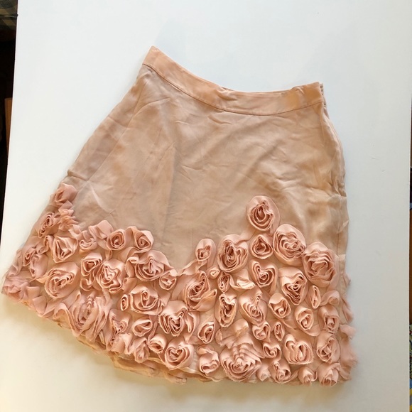 Talbots Dresses & Skirts - Talbots light blush pink rosette skirt, Sz. 4